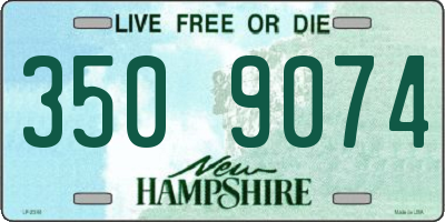 NH license plate 3509074