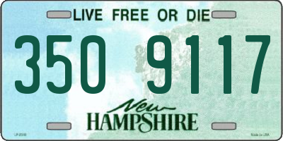 NH license plate 3509117
