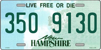 NH license plate 3509130