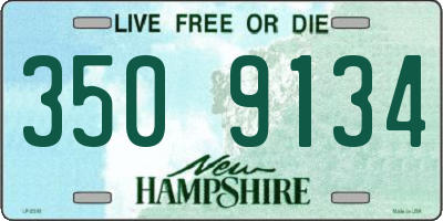 NH license plate 3509134