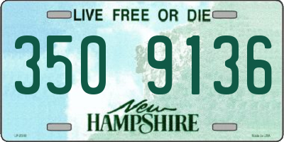 NH license plate 3509136