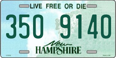 NH license plate 3509140