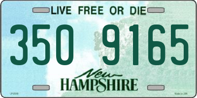 NH license plate 3509165
