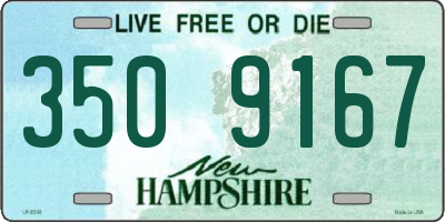 NH license plate 3509167