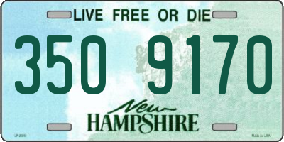 NH license plate 3509170