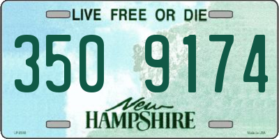 NH license plate 3509174