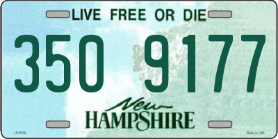 NH license plate 3509177