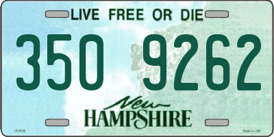 NH license plate 3509262