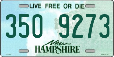 NH license plate 3509273