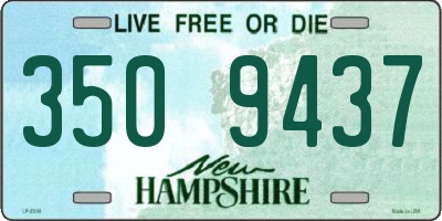 NH license plate 3509437