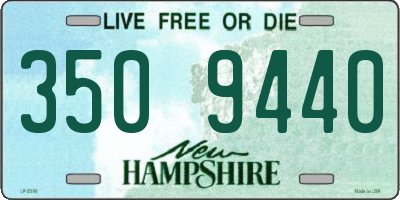NH license plate 3509440