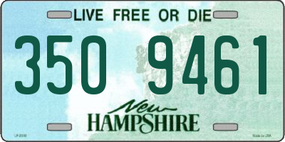 NH license plate 3509461