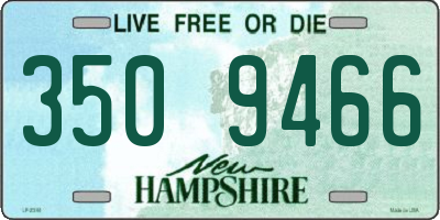 NH license plate 3509466