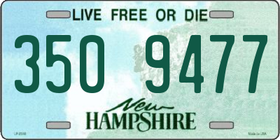 NH license plate 3509477
