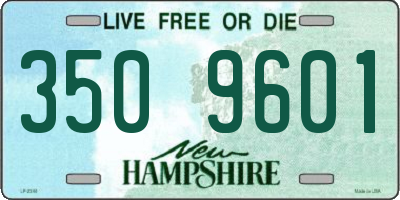 NH license plate 3509601