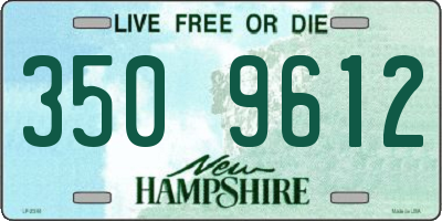 NH license plate 3509612