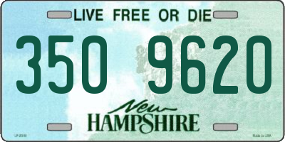 NH license plate 3509620