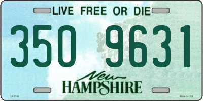 NH license plate 3509631