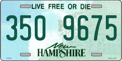 NH license plate 3509675