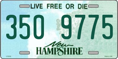 NH license plate 3509775