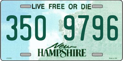 NH license plate 3509796