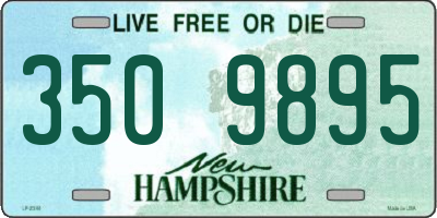 NH license plate 3509895