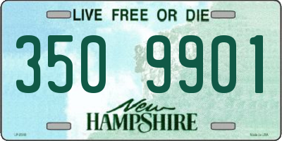 NH license plate 3509901