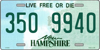 NH license plate 3509940