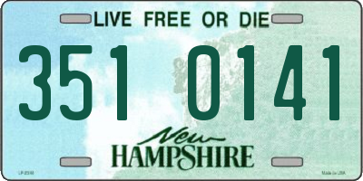 NH license plate 3510141