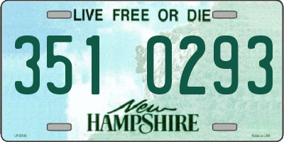 NH license plate 3510293