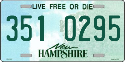 NH license plate 3510295