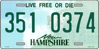 NH license plate 3510374