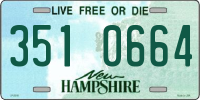 NH license plate 3510664