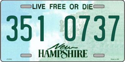 NH license plate 3510737