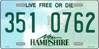 NH license plate 3510762