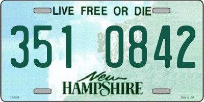 NH license plate 3510842