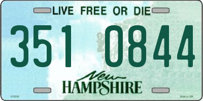 NH license plate 3510844