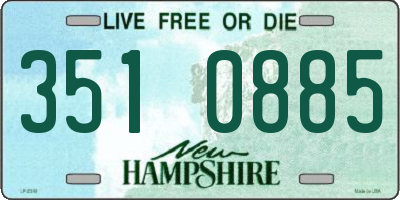 NH license plate 3510885