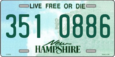 NH license plate 3510886