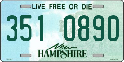 NH license plate 3510890