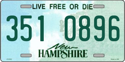 NH license plate 3510896