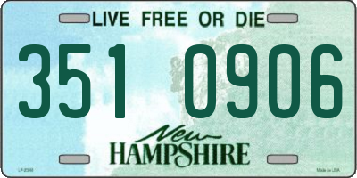 NH license plate 3510906