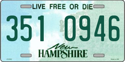 NH license plate 3510946