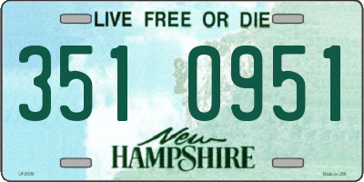 NH license plate 3510951