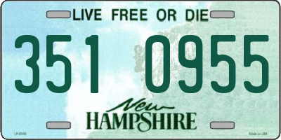 NH license plate 3510955