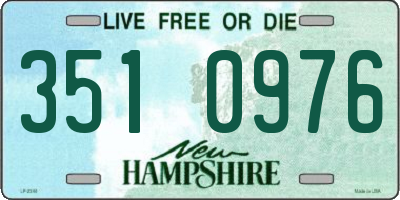 NH license plate 3510976