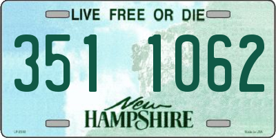 NH license plate 3511062