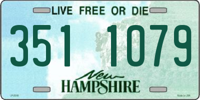 NH license plate 3511079