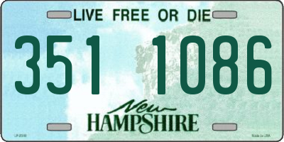 NH license plate 3511086
