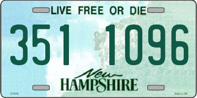 NH license plate 3511096